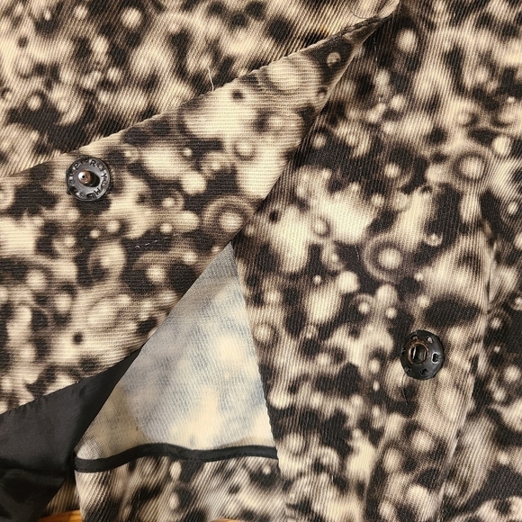 Akris Punto Size 8 Bokeh Print Wool Snap Button Jacket - Picture 6 of 7